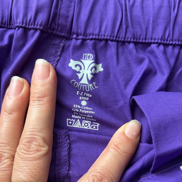 Med Couture E-Z Flex Purple Pants - Picture 2 of 8